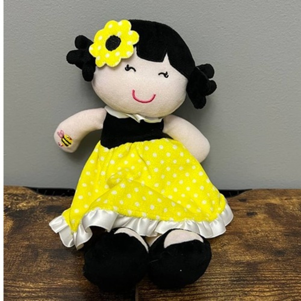 Baby Starters Little Girl in Yellow Dress with Bee Flower